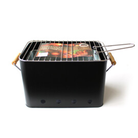 Draagbare houtskoolbarbecue (BBQ)